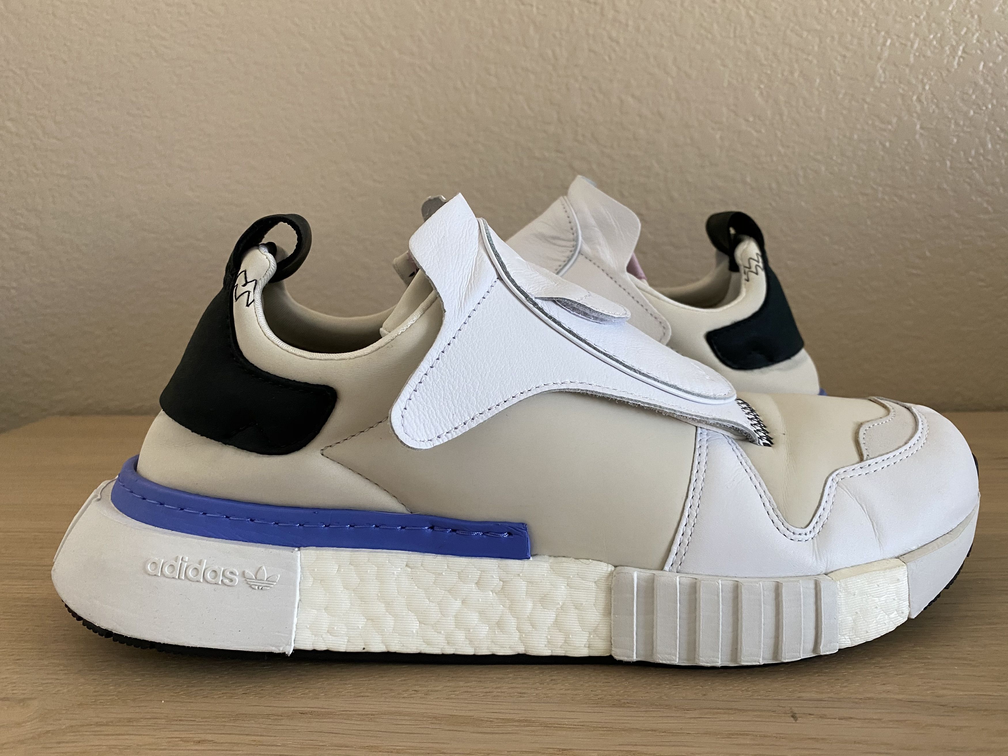 Adidas adidas Futurepacer White Leather Sneakers AQ0907 Size US 11 / EU 44 - 5 Thumbnail