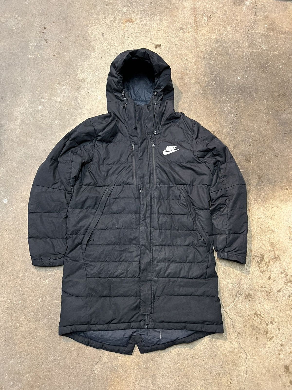Nike × Vintage Vintage Nike Parka Puffer Jacket Size US L / EU 52-54 / 3 - 1 Thumbnail