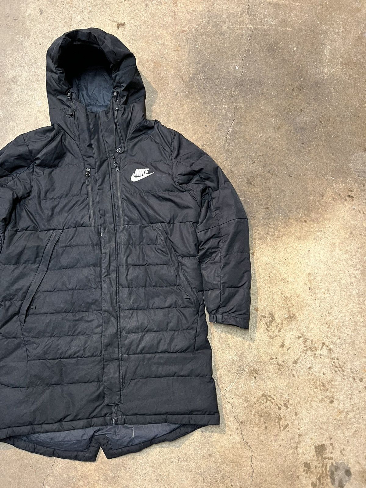 Nike × Vintage Vintage Nike Parka Puffer Jacket Size US L / EU 52-54 / 3 - 2 Thumbnail