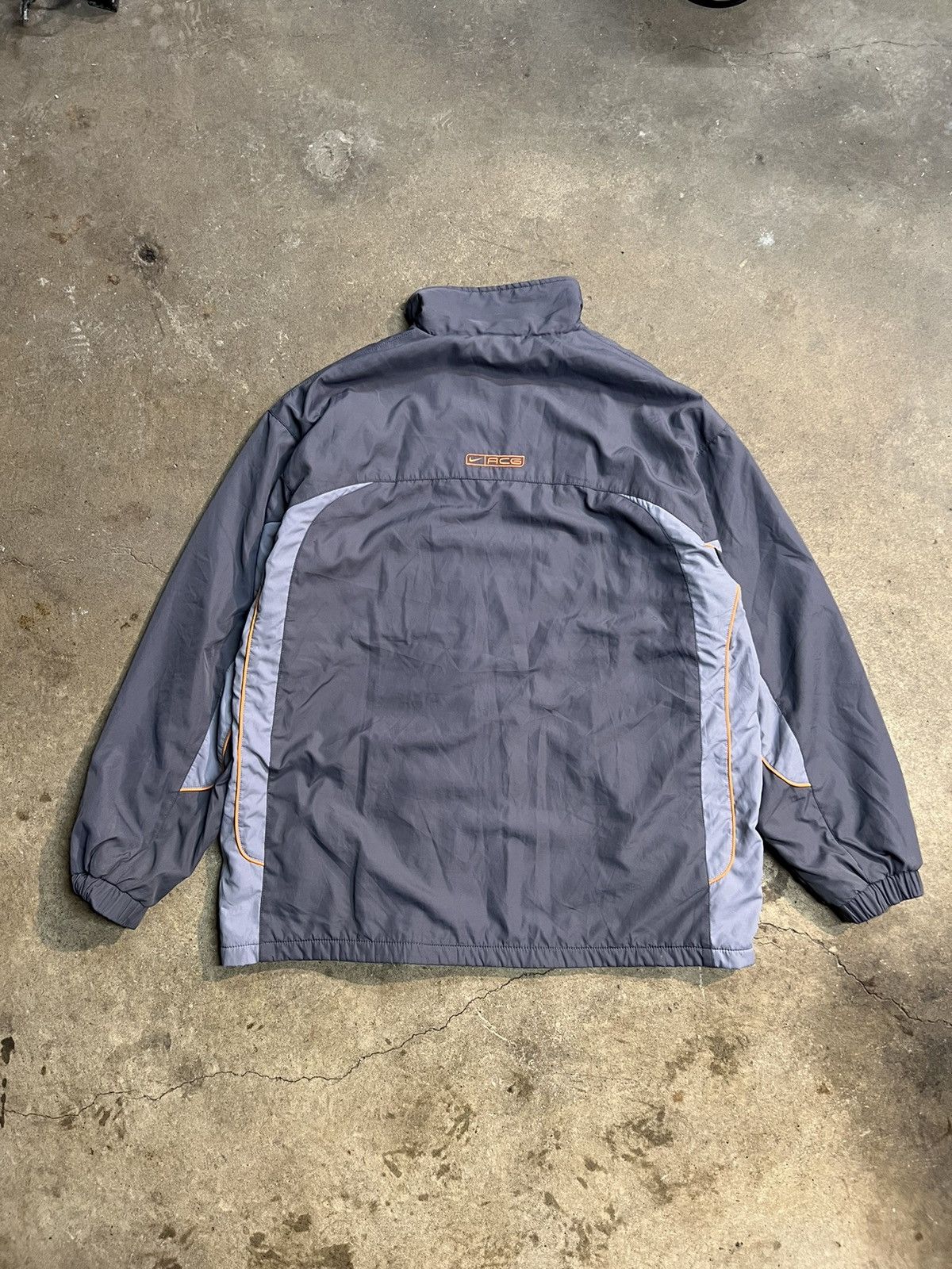 Nike ACG × Vintage Vintage Nike ACG Gray Technical Jacket Size US XL / EU 56 / 4 - 6 Thumbnail