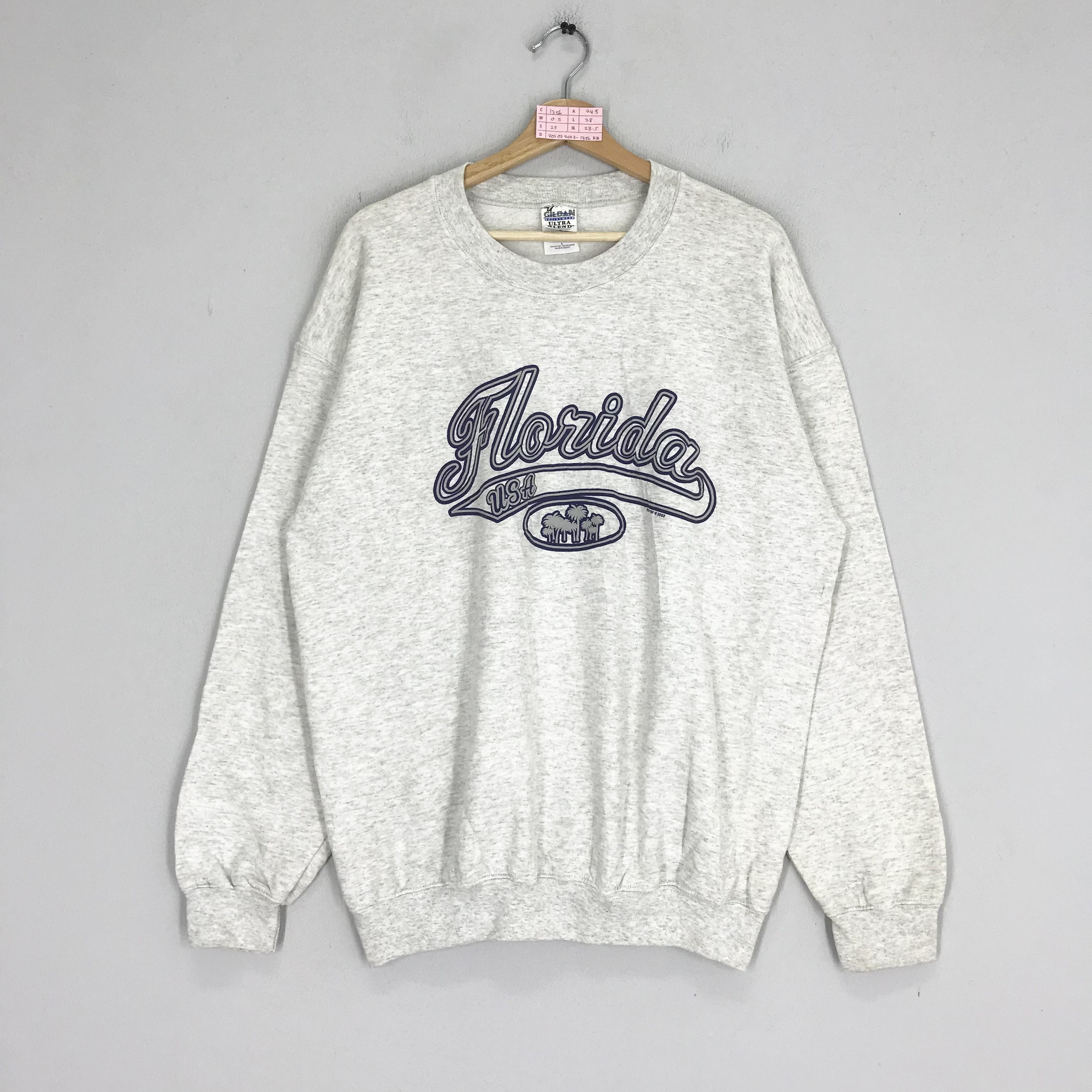 Vintage Vintage Florida Sweatshirt Florida Gray Florida State Size US L / EU 52-54 / 3 - 1 Thumbnail