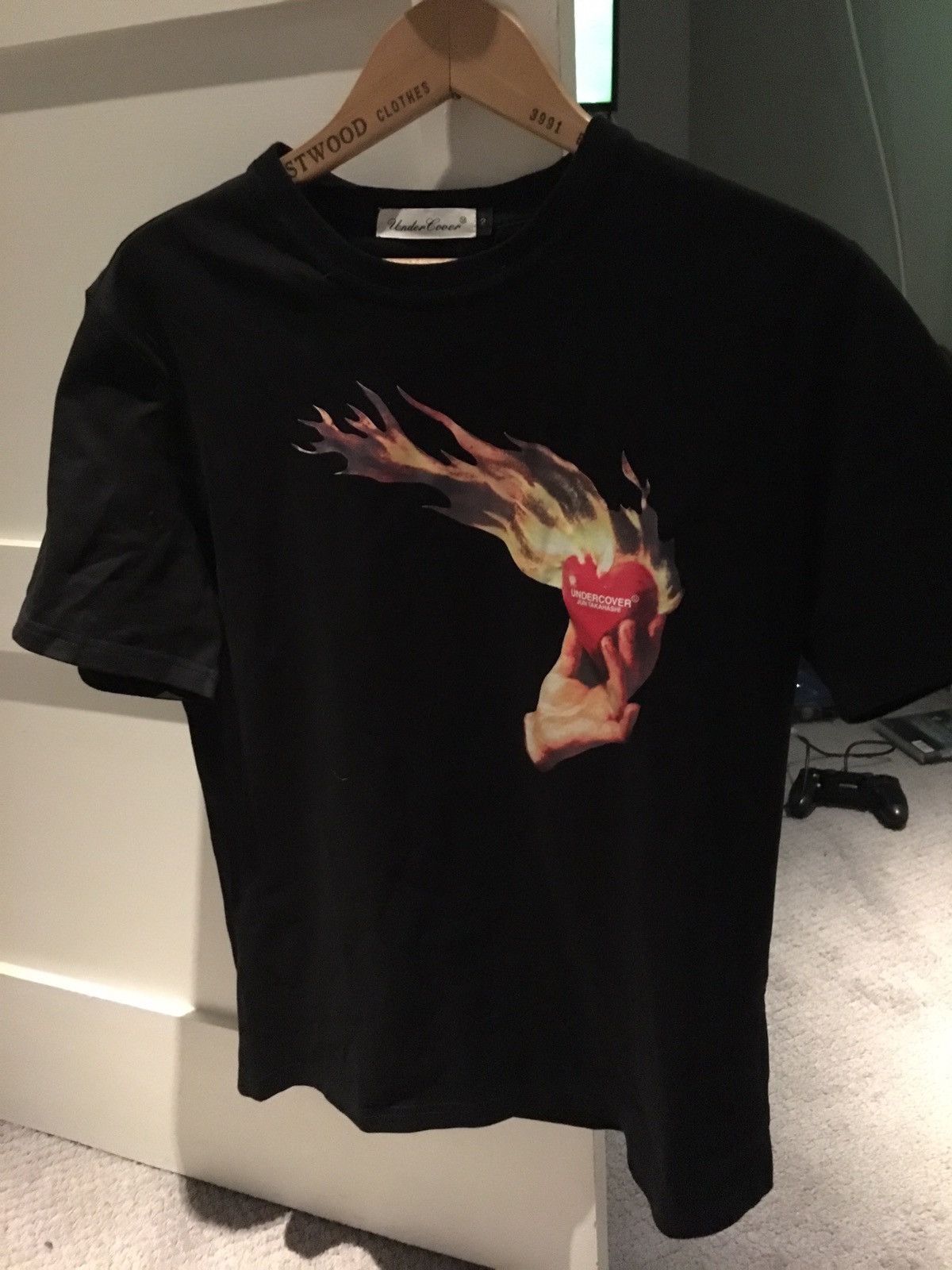 Undercover Undercover Flaming Heart Tee | Grailed