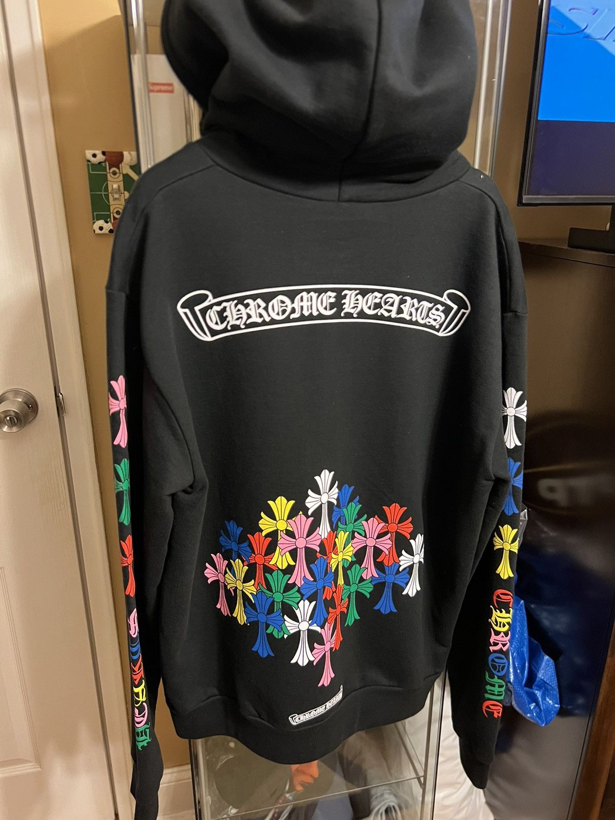 Chrome Hearts Colorful Zip Up Hoodie Chrome Hearts Multi Color 
