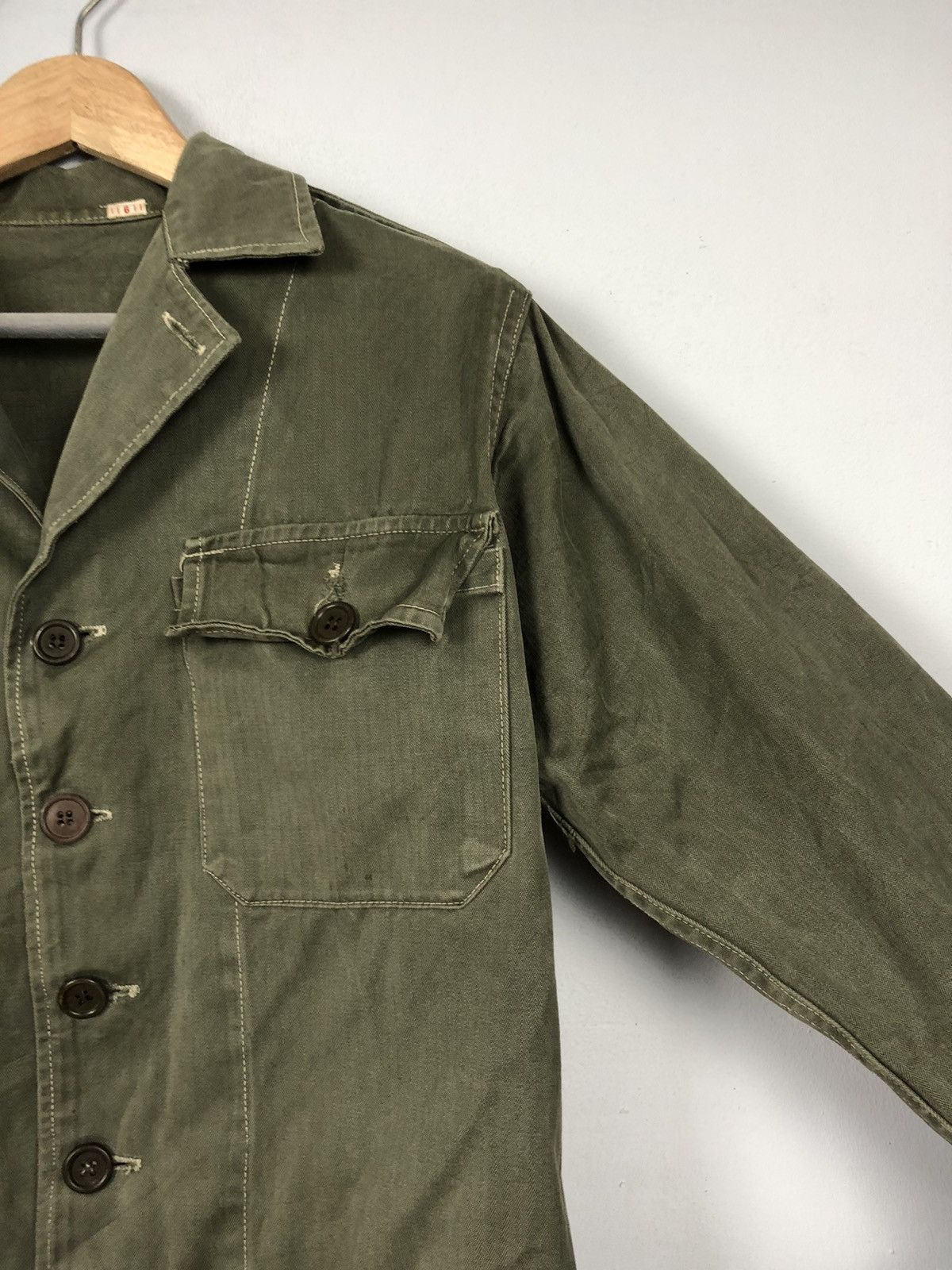 Other × Vintage Vintage Military Olive Green Jacket Size US S / EU 44-46 / 1 - 4 Thumbnail