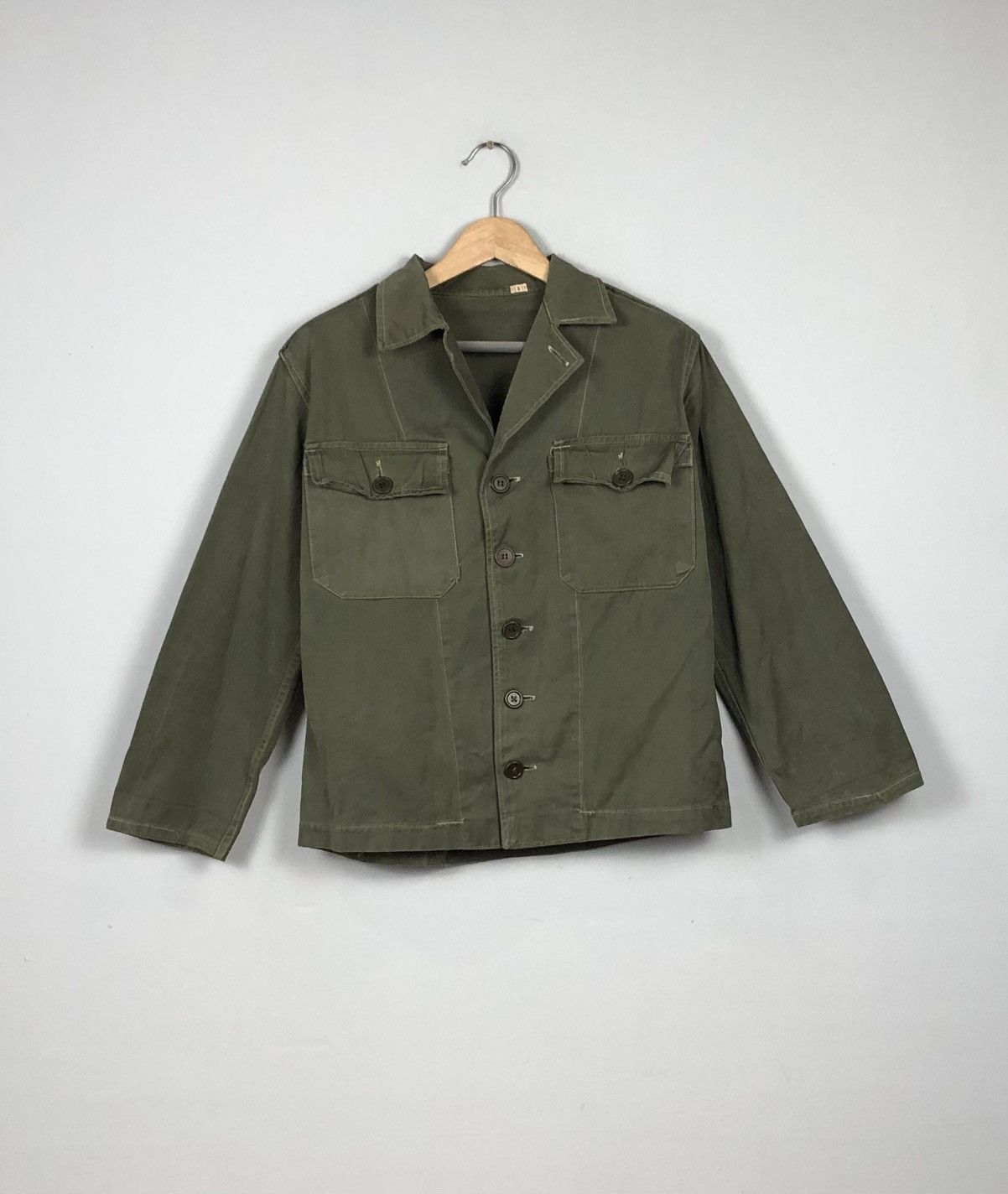 Other × Vintage Vintage Military Olive Green Jacket Size US S / EU 44-46 / 1 - 1 Thumbnail