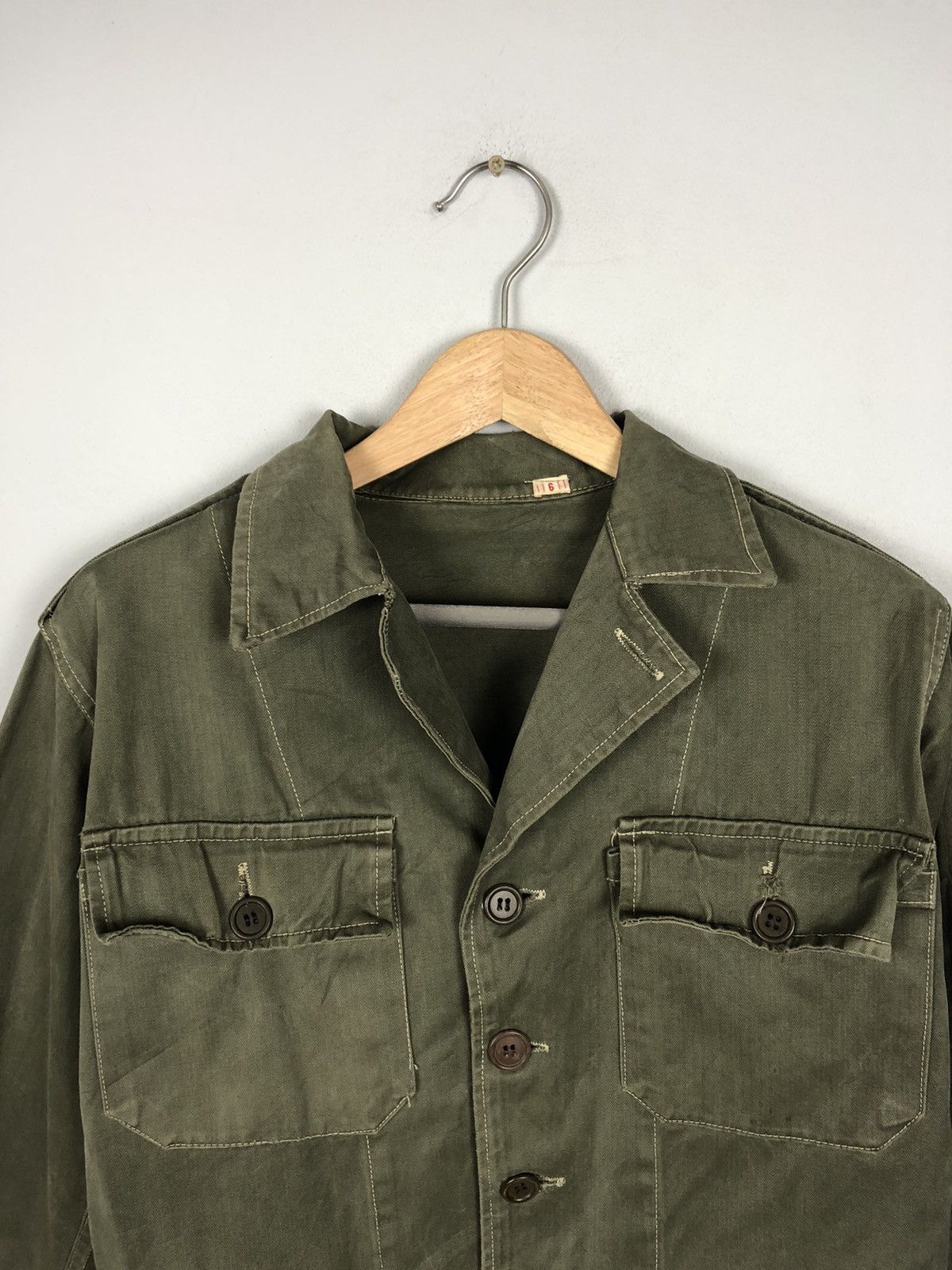 Other × Vintage Vintage Military Olive Green Jacket Size US S / EU 44-46 / 1 - 2 Thumbnail