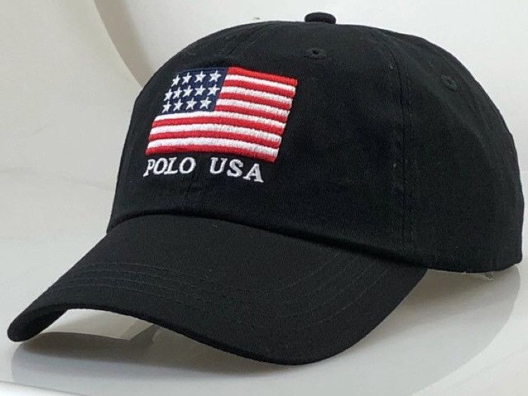 Ralph Lauren Polo Hat RL Vintage 90S Cap Baseball USA US