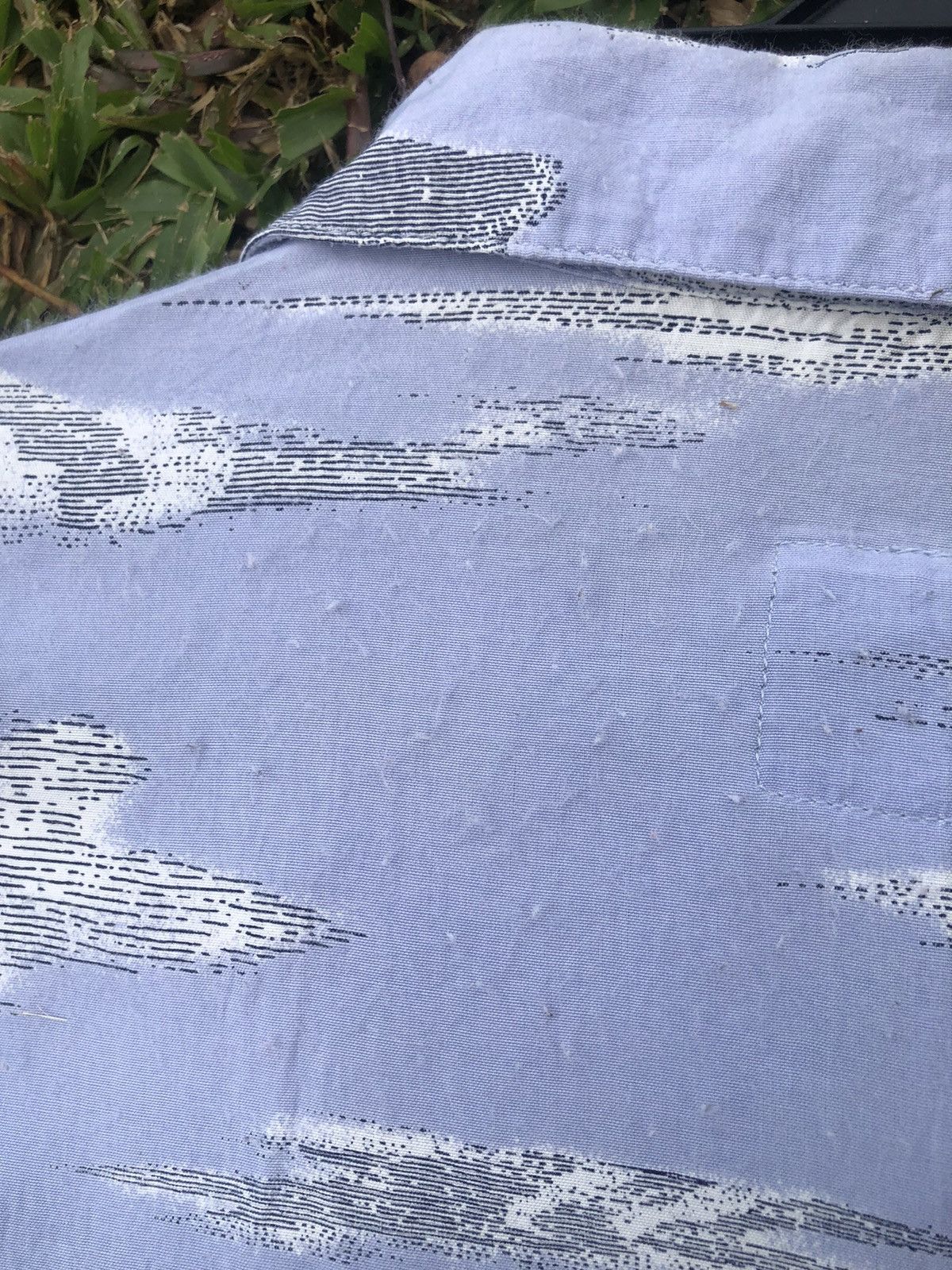 Moschino Vintage MOSCHINO Overprint Spellout Rayon Shirt Rare Size US XL / EU 56 / 4 - 17 Thumbnail