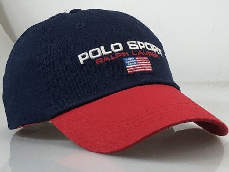 Ralph Lauren Polo Hat RL Vintage 90S Cap Baseball USA US