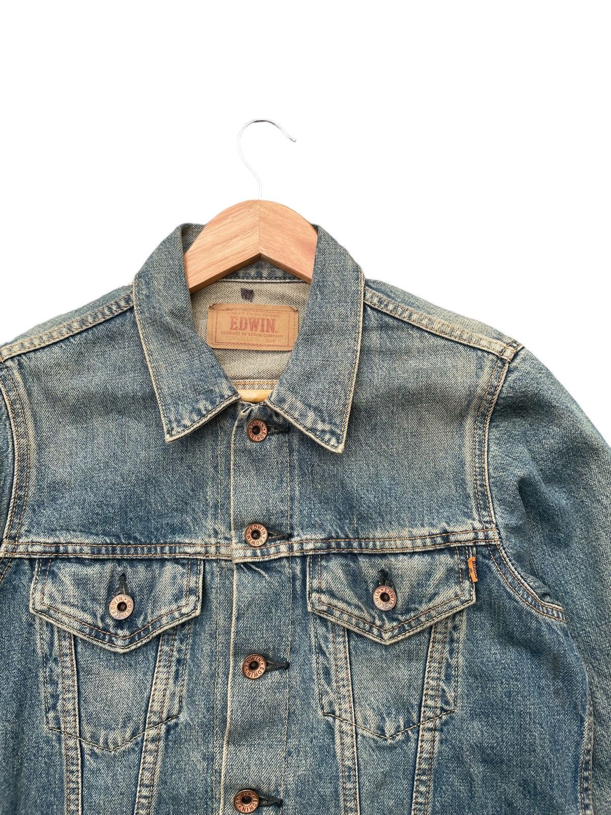 Edwin × Vintage Vintage Edwin Selvedge Denim Jacket Size US S / EU 44-46 / 1 - 7 Thumbnail