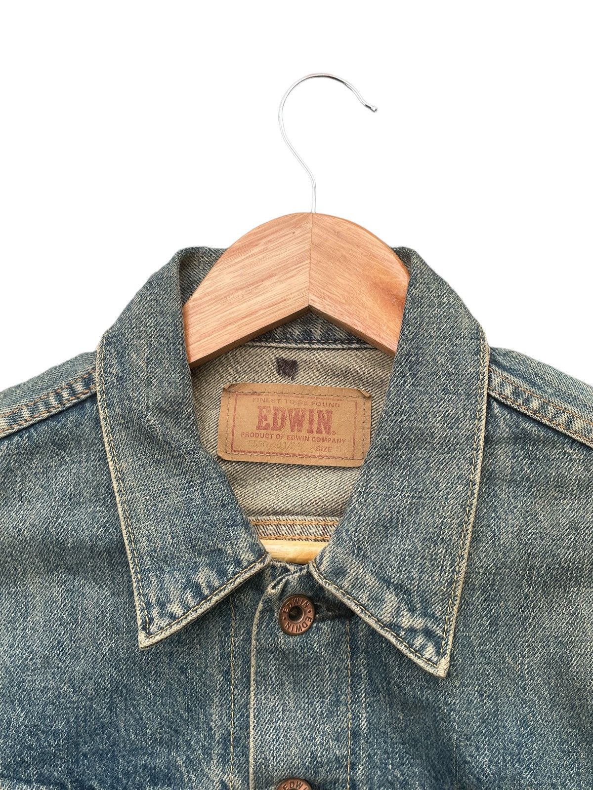 Edwin × Vintage Vintage Edwin Selvedge Denim Jacket Size US S / EU 44-46 / 1 - 8 Thumbnail