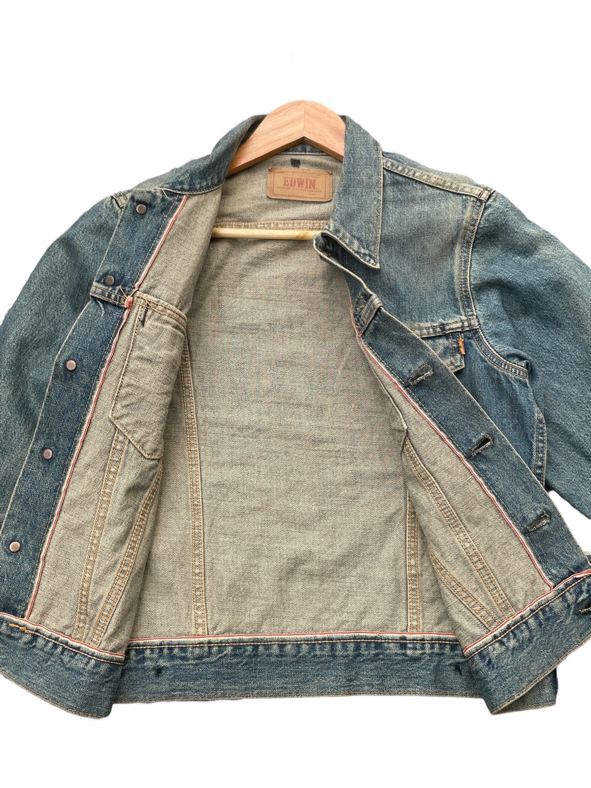 Edwin × Vintage Vintage Edwin Selvedge Denim Jacket Size US S / EU 44-46 / 1 - 10 Thumbnail