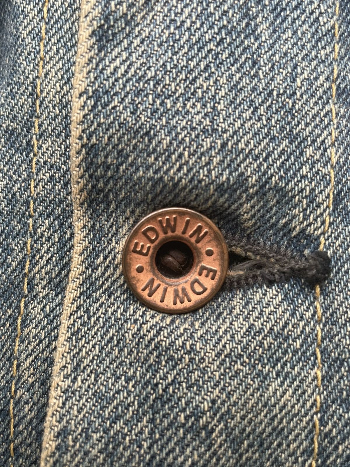Edwin × Vintage Vintage Edwin Selvedge Denim Jacket Size US S / EU 44-46 / 1 - 19 Thumbnail