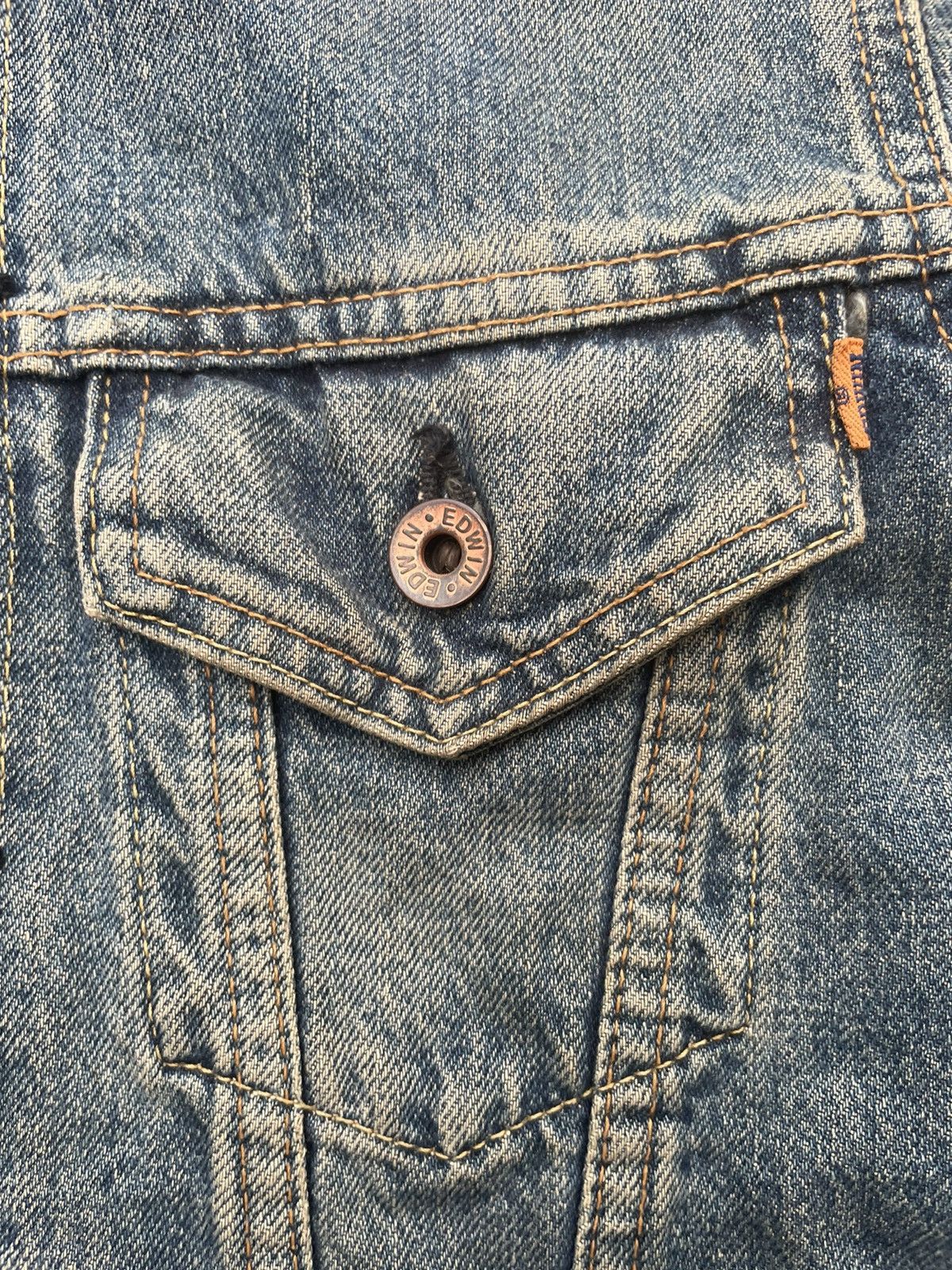 Edwin × Vintage Vintage Edwin Selvedge Denim Jacket Size US S / EU 44-46 / 1 - 21 Thumbnail