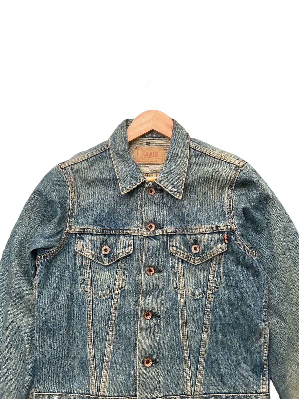Edwin × Vintage Vintage Edwin Selvedge Denim Jacket Size US S / EU 44-46 / 1 - 5 Thumbnail