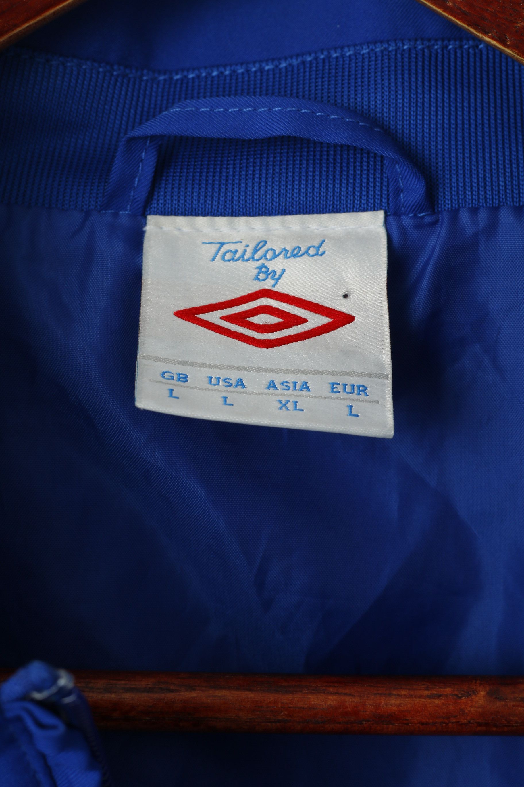 Umbro Umbro Men L Jacket Blue Indigo Activewear 3138 Size US L / EU 52-54 / 3 - 5 Thumbnail