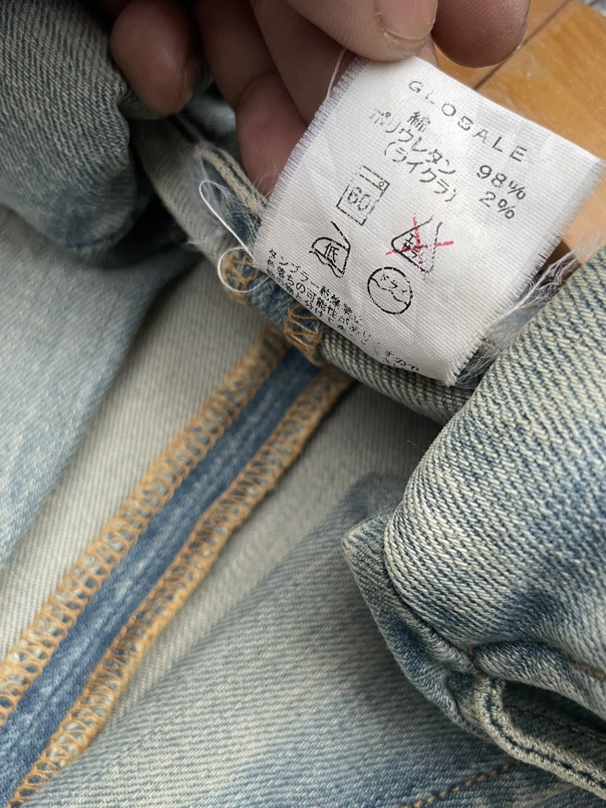 Designer Vintage Globale Denim Jacket Size M / US 6-8 / IT 42-44 - 13 Thumbnail