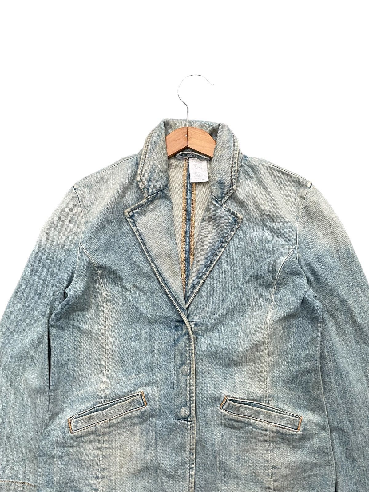 Designer Vintage Globale Denim Jacket Size M / US 6-8 / IT 42-44 - 5 Thumbnail