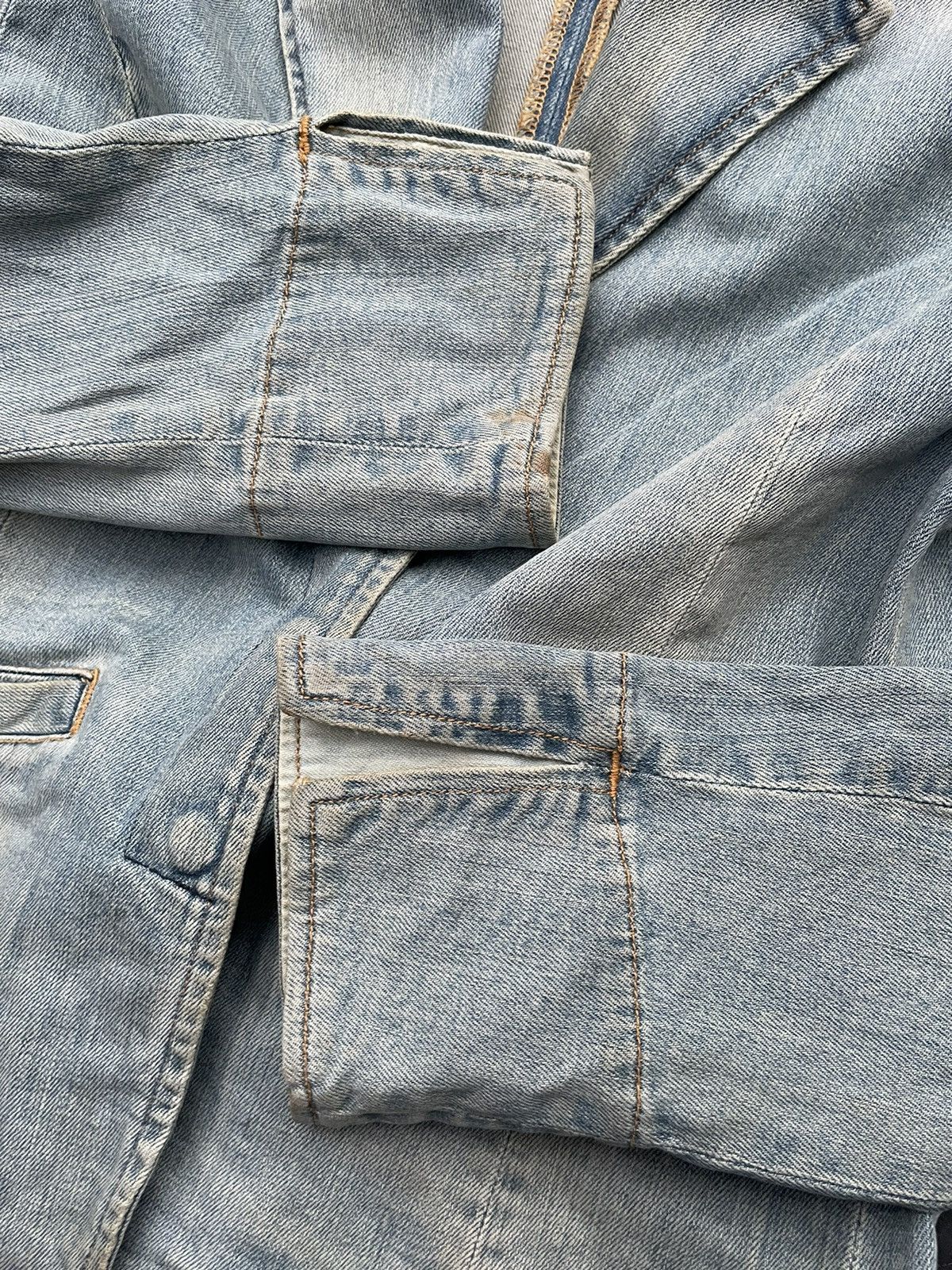 Designer Vintage Globale Denim Jacket Size M / US 6-8 / IT 42-44 - 11 Thumbnail