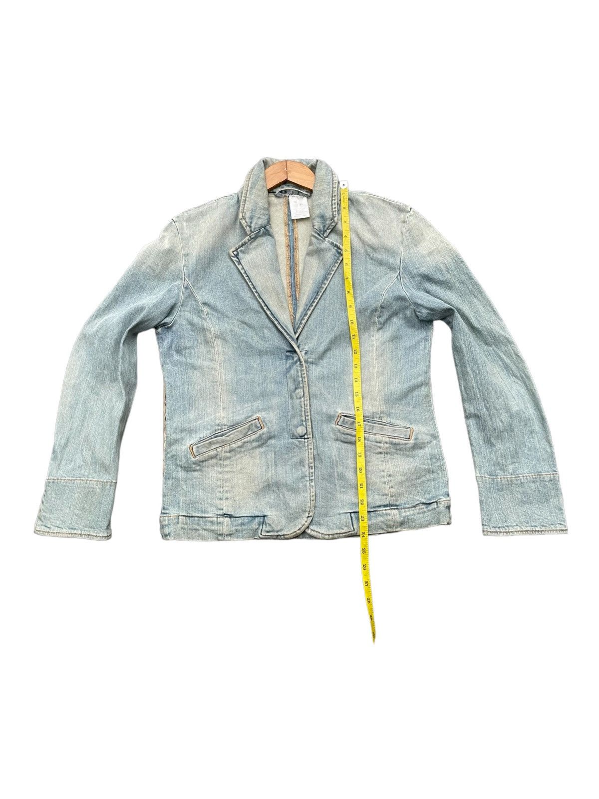 Designer Vintage Globale Denim Jacket Size M / US 6-8 / IT 42-44 - 3 Thumbnail