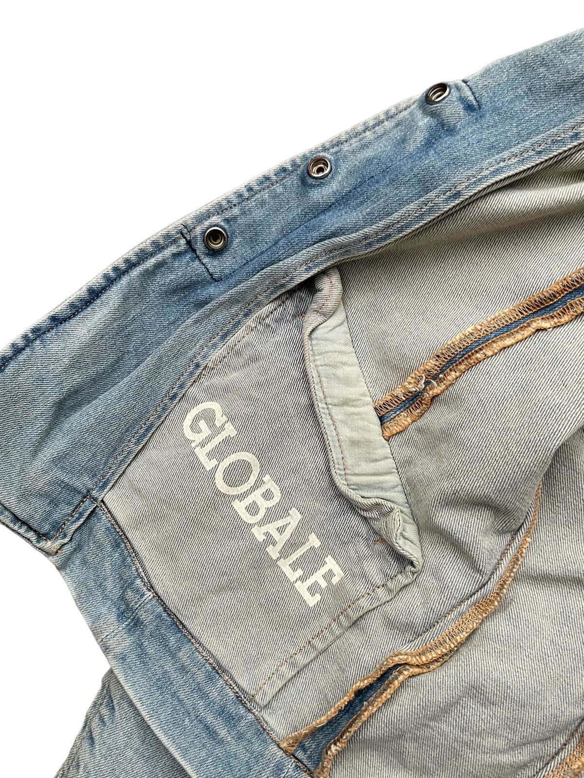 Designer Vintage Globale Denim Jacket Size M / US 6-8 / IT 42-44 - 7 Thumbnail