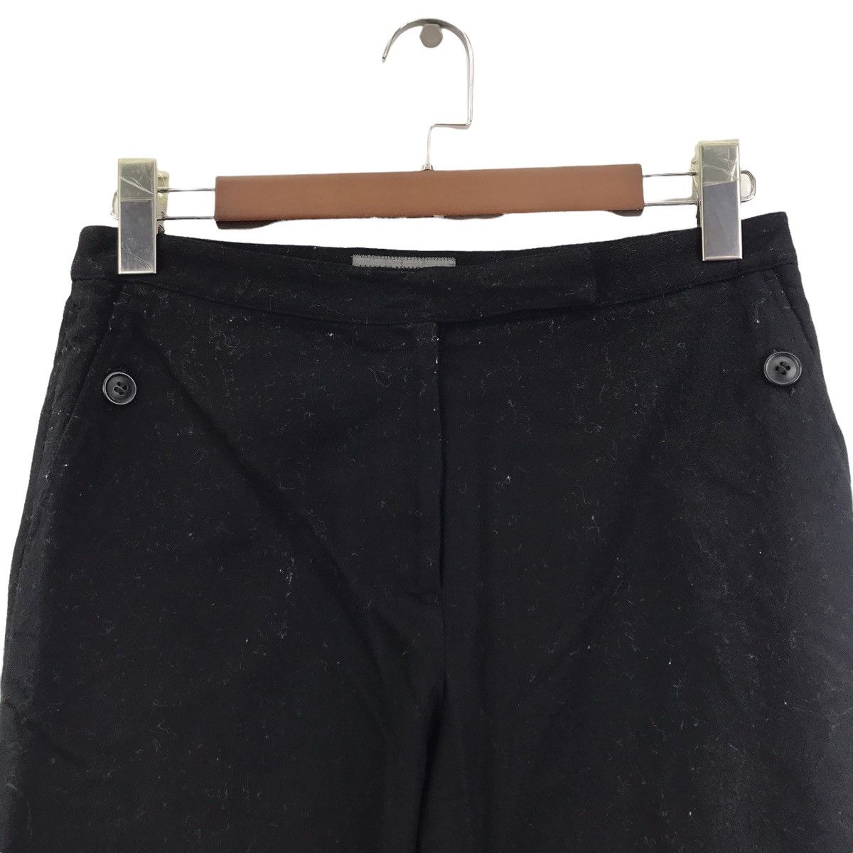 Japanese Brand HUMAN WOMAN Japanese Brand Boot Cut Wool Casual TrousersPant Size US 28 / EU 44 - 2 Thumbnail