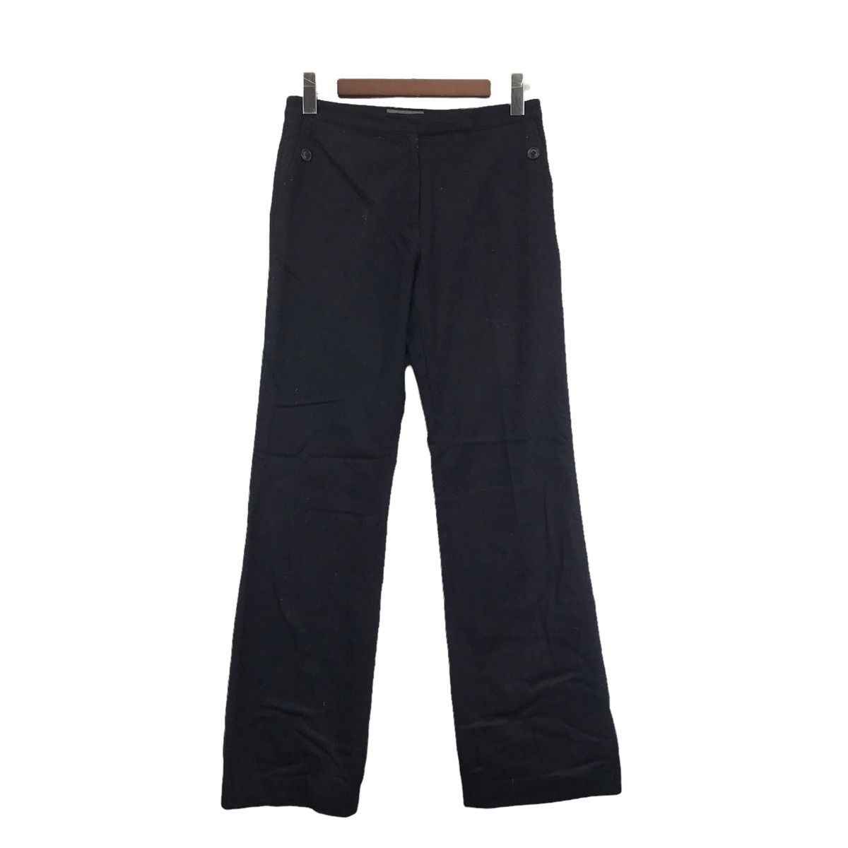 Japanese Brand HUMAN WOMAN Japanese Brand Boot Cut Wool Casual TrousersPant Size US 28 / EU 44 - 1 Thumbnail