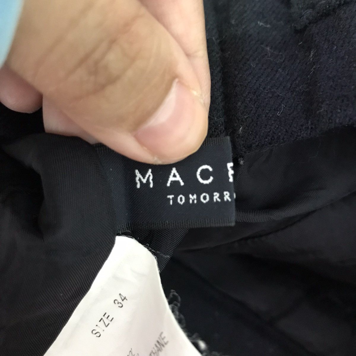 Japanese Brand × Vintage MACPHEE Tomorrowland Japanese Brand Baggy Wool Trousers Pant Size US 26 / EU 42 - 3 Thumbnail