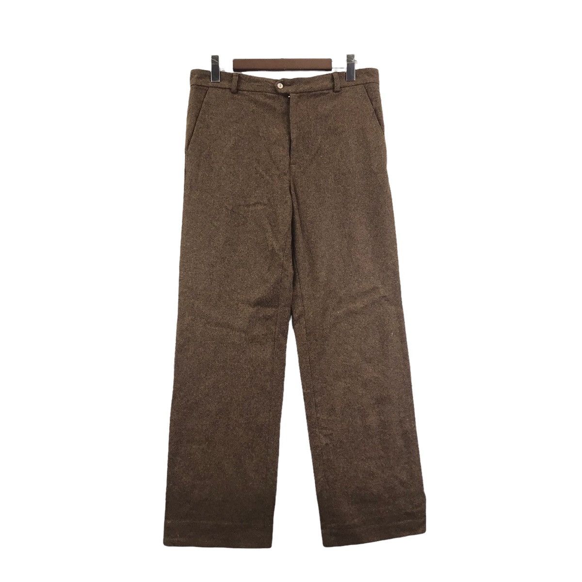Vintage THE ESSENCE Germany Brand Wool Casual Trousers Pant Size US 33 - 1 Thumbnail