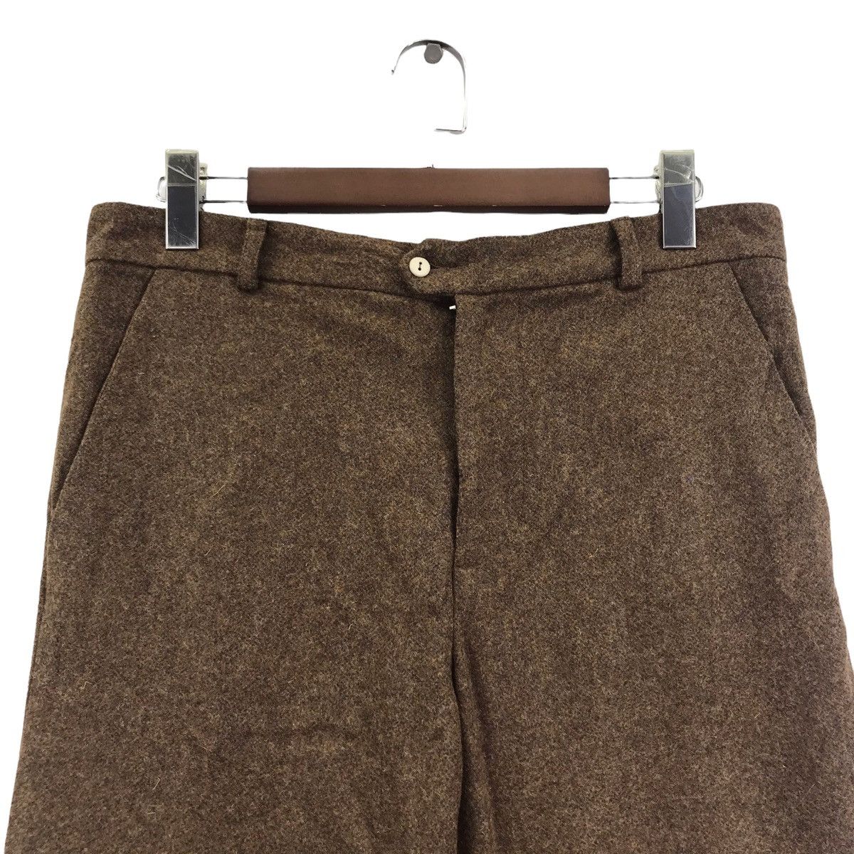 Vintage THE ESSENCE Germany Brand Wool Casual Trousers Pant Size US 33 - 2 Thumbnail