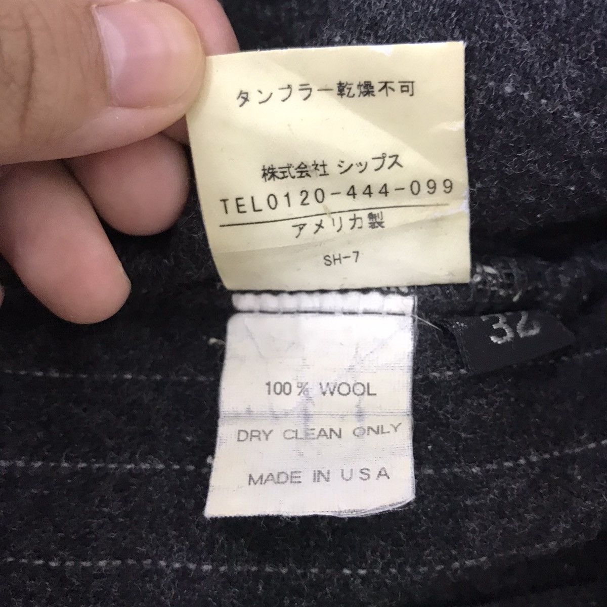 Vintage MCNAIRY BROTHERS USA Brand Wool Stripes Casual TrousersPant Size US 30 / EU 46 - 5 Thumbnail