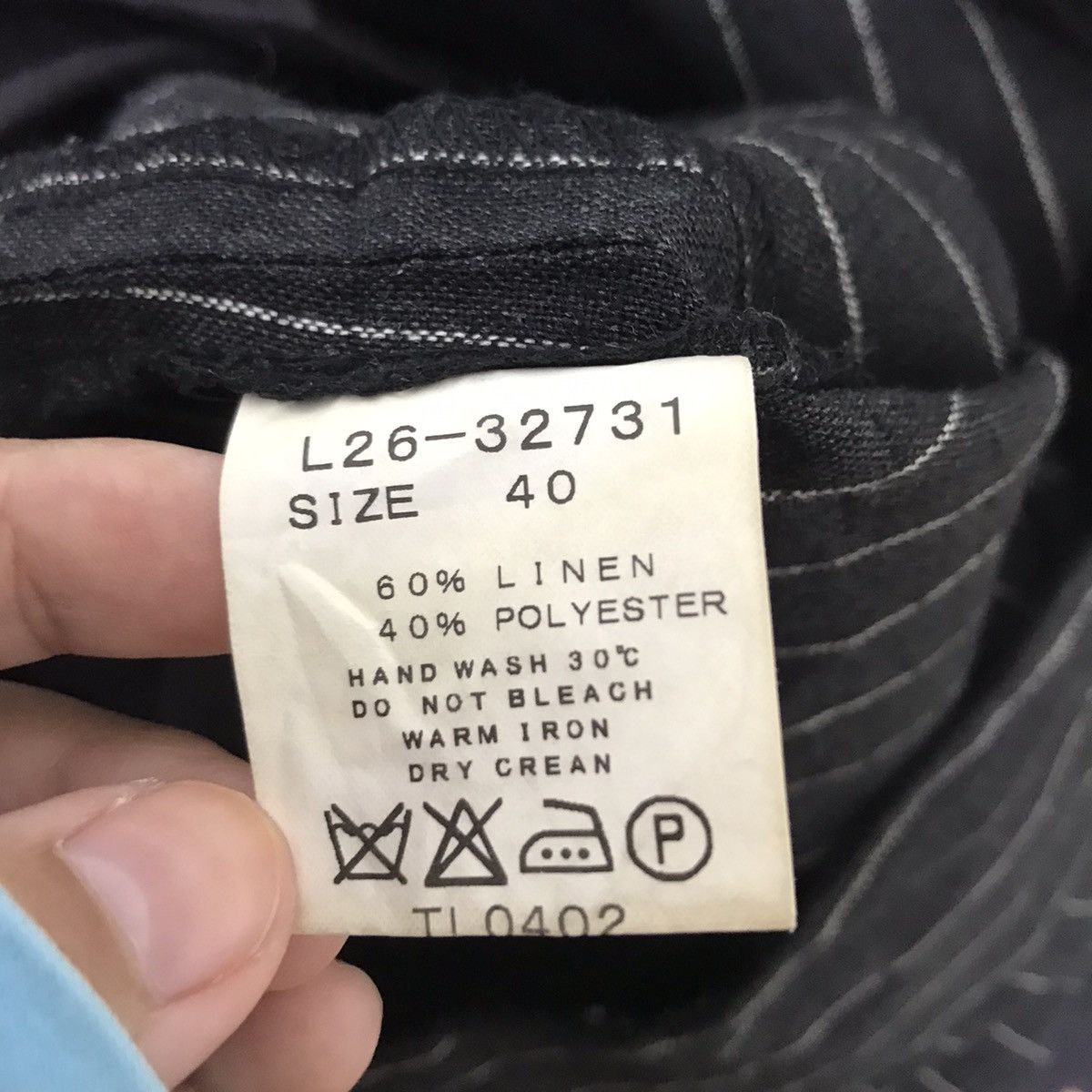 Japanese Brand Vintage MCALLEN JAPANESE BRAND Stripes Hickory Wool Pant Size US 29 - 3 Thumbnail