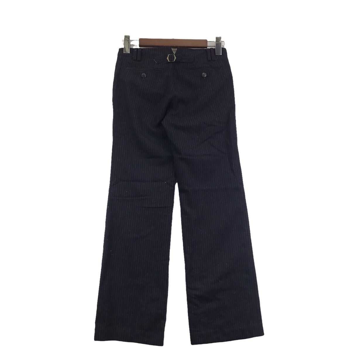 Japanese Brand HUMAN WOMAN Japanese Brand Bell Bottom Wool Casual Trousers Size US 28 / EU 44 - 4 Thumbnail