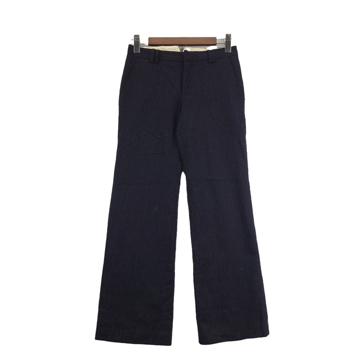 Japanese Brand HUMAN WOMAN Japanese Brand Bell Bottom Wool Casual Trousers Size US 28 / EU 44 - 1 Thumbnail