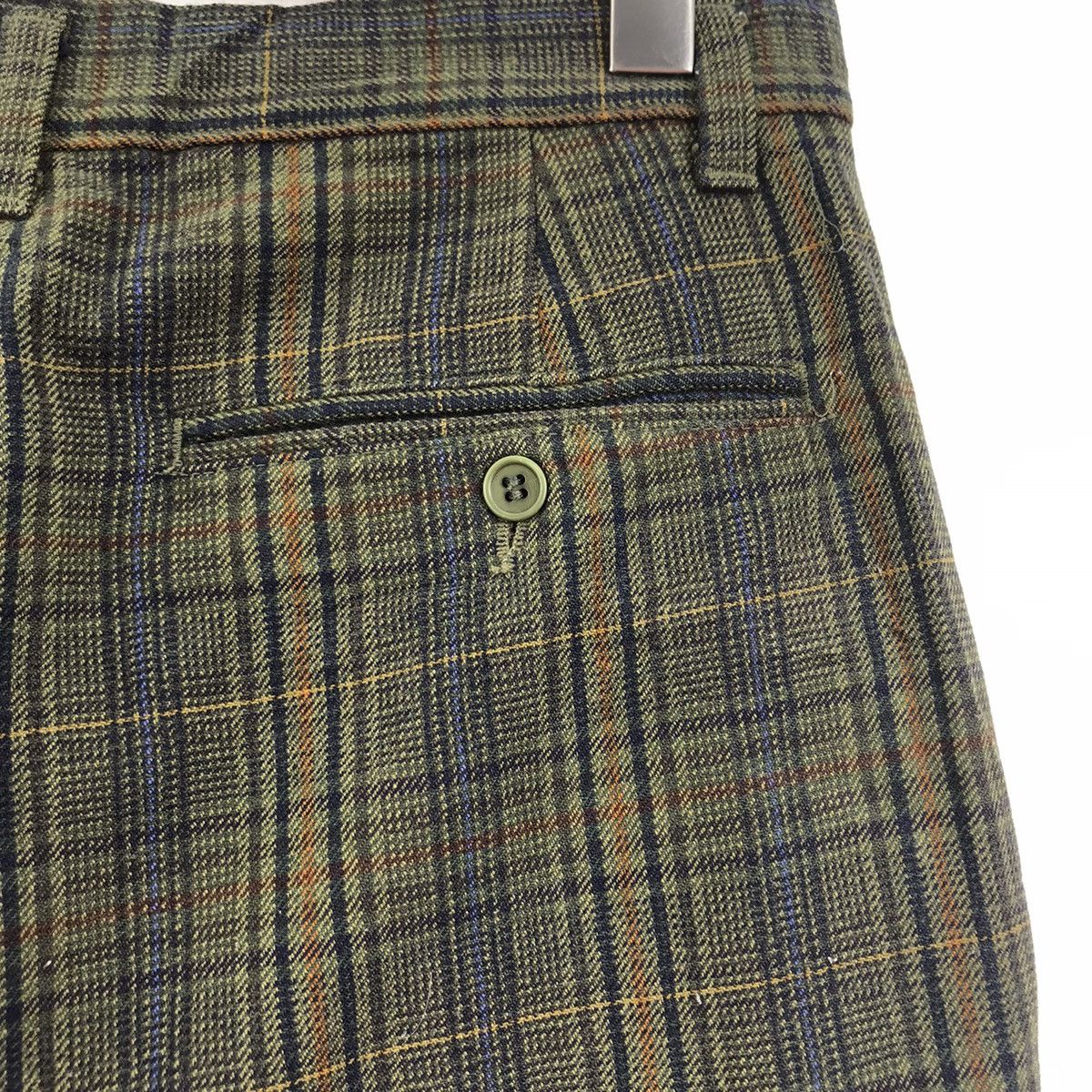 United Colors Of Benetton UNITED COLOR of BENETTON Check Tartan Wool Trousers Casual Size US 30 / EU 46 - 7 Thumbnail