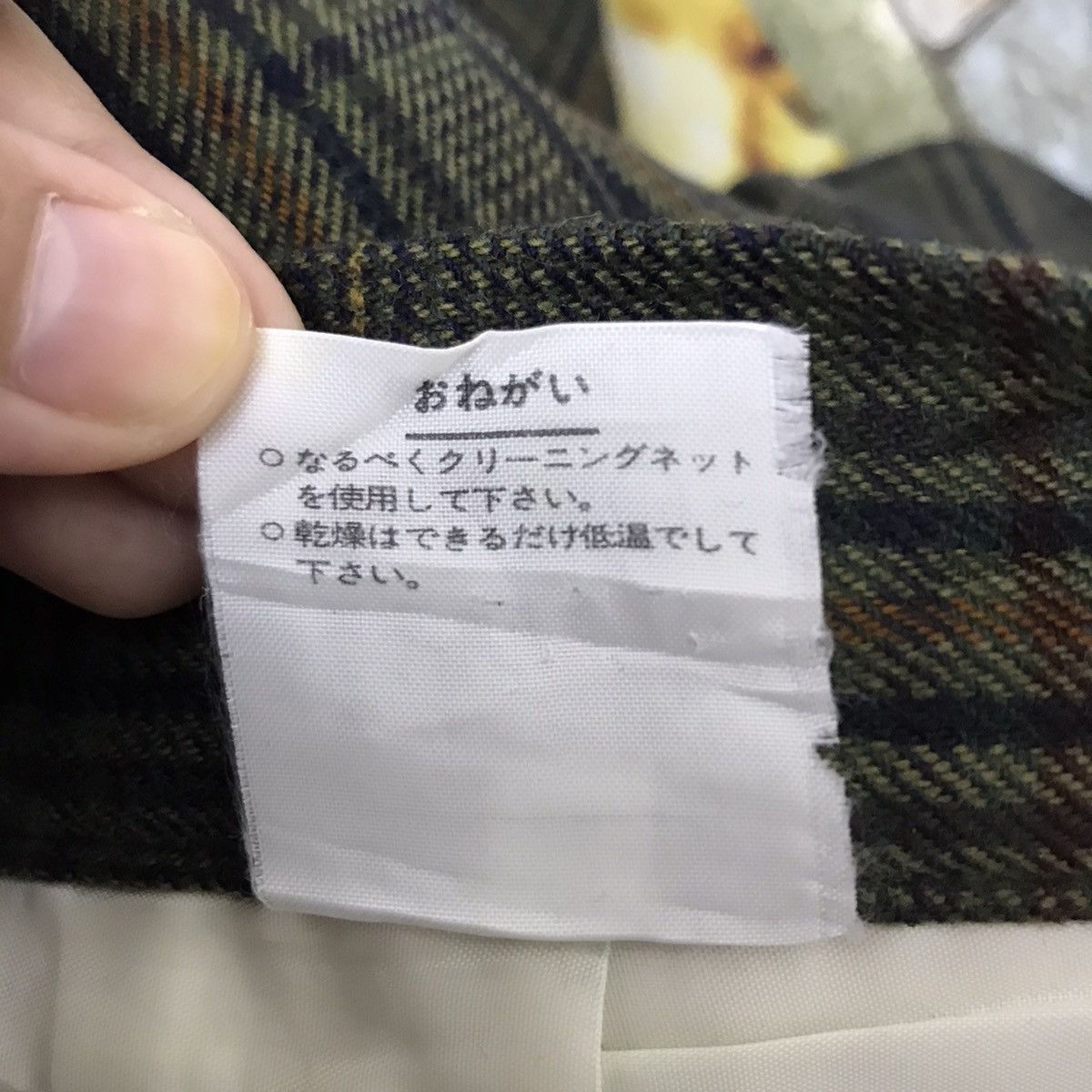 United Colors Of Benetton UNITED COLOR of BENETTON Check Tartan Wool Trousers Casual Size US 30 / EU 46 - 5 Thumbnail