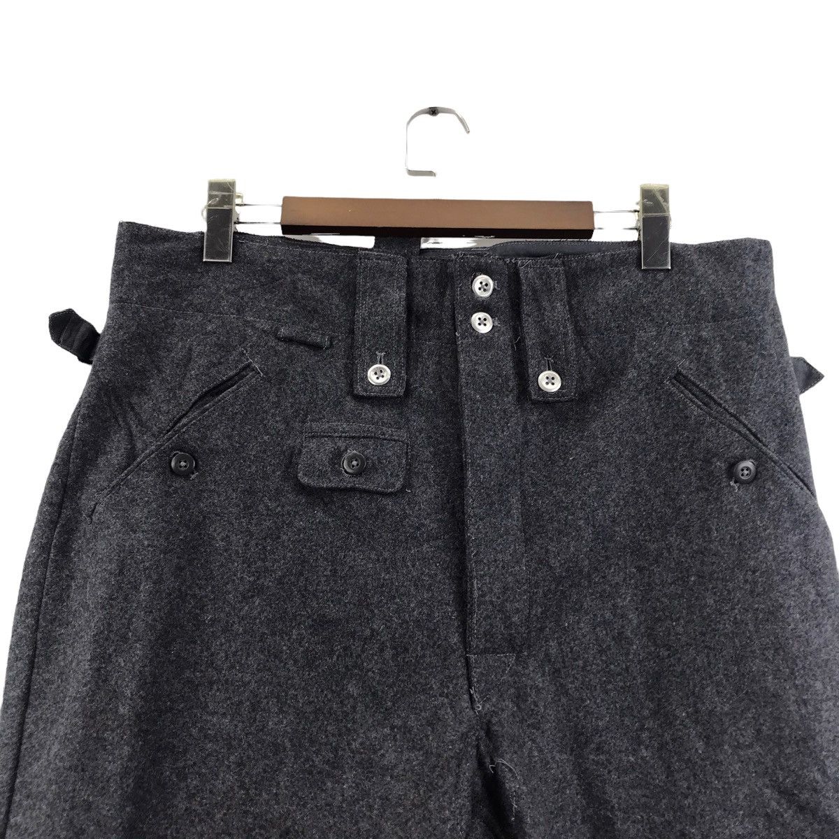 Vintage Vintage MILITARY ARMY Wool Fatique Utility Heavy Pant WW2 Size US 39 - 2 Thumbnail