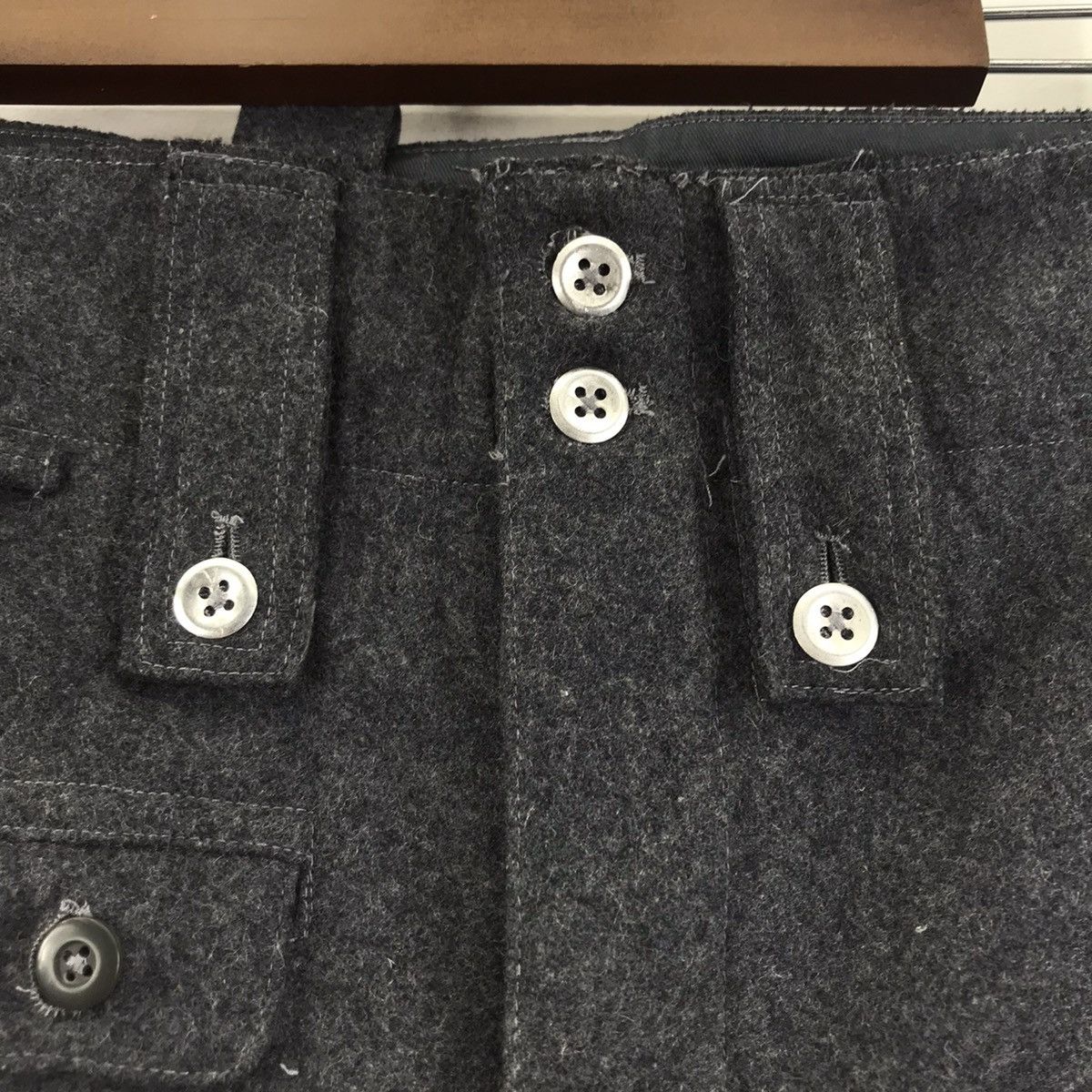 Vintage Vintage MILITARY ARMY Wool Fatique Utility Heavy Pant WW2 Size US 39 - 3 Thumbnail