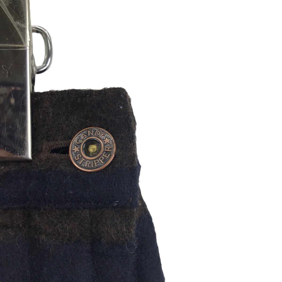 Japanese Brand SHOUT HIGH-FIDELITY Japan Brand Stripes Wool Drop CrotchPant Size US 30 / EU 46 - 3 Thumbnail