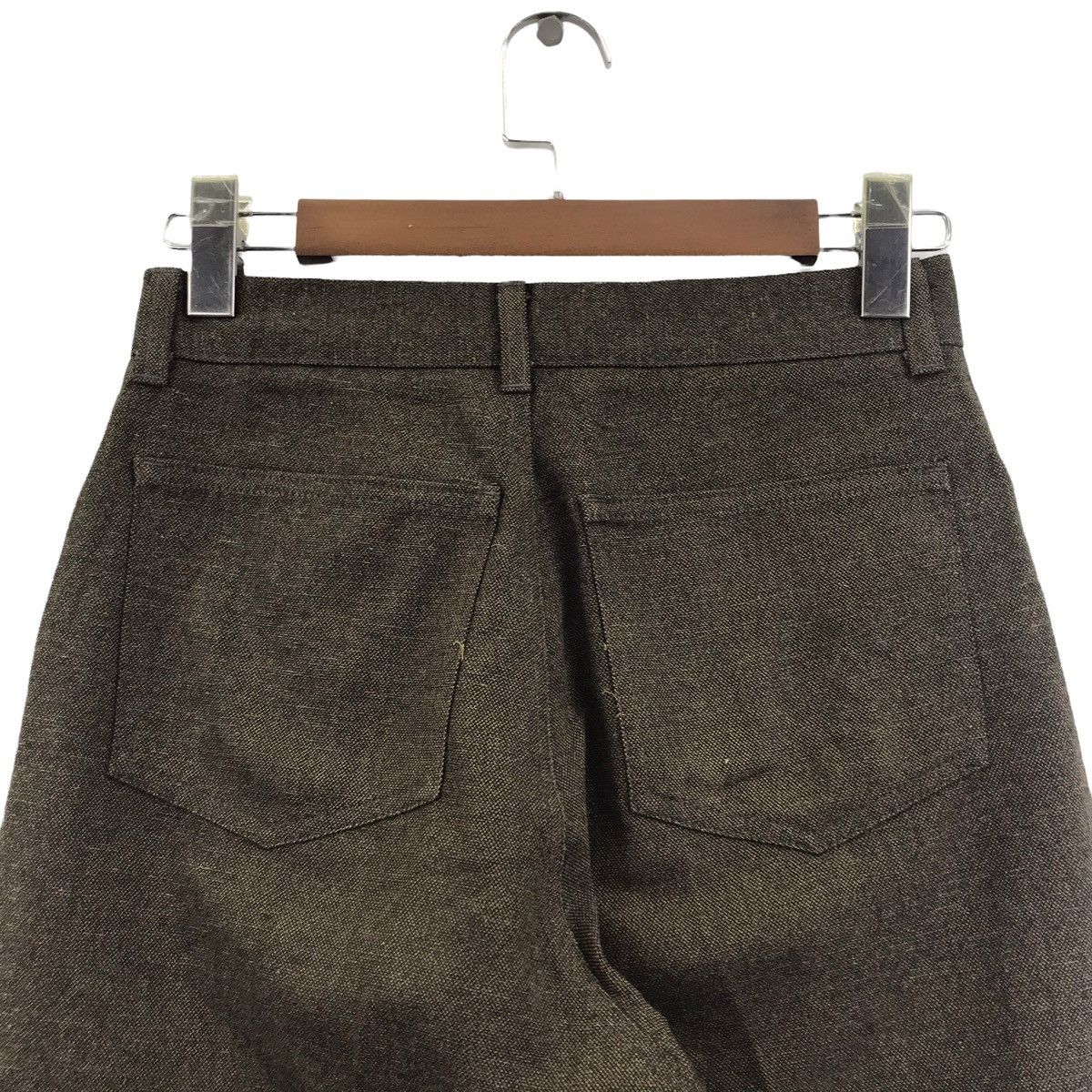 Vintage TRANS CONTINENTS France Brand Wool Straight Cut TrousersPant Size US 27 - 6 Thumbnail