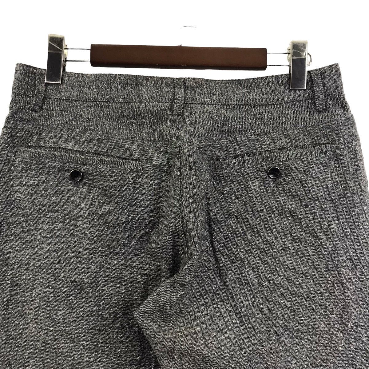 Comme Ca Ism COMME CA ISM Japanese Brand Herringbone Wool Trousers Pant Size US 32 / EU 48 - 7 Thumbnail