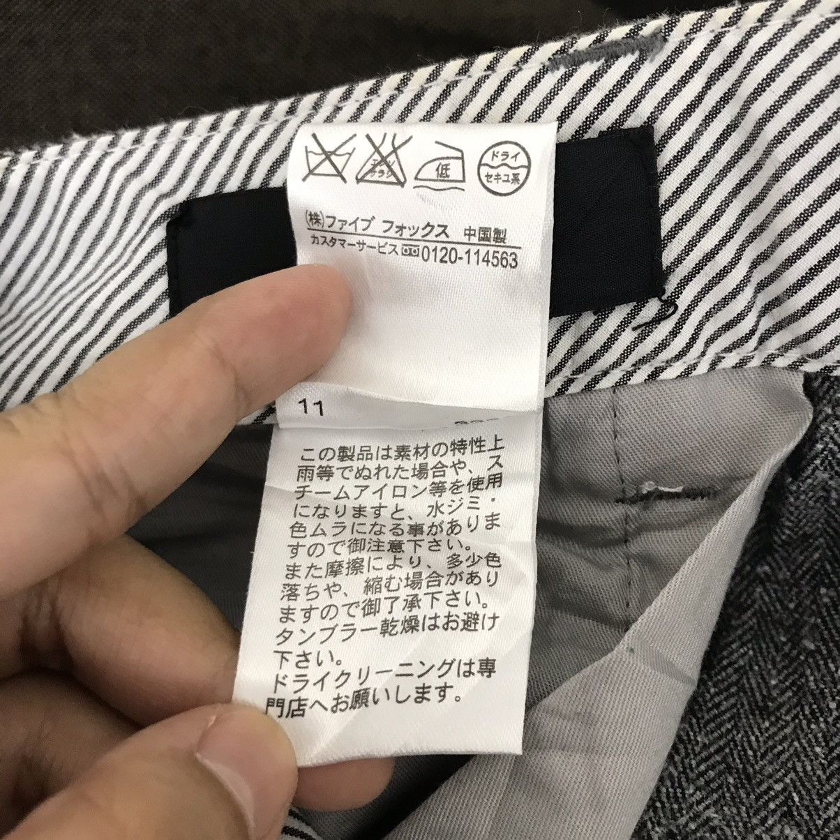 Comme Ca Ism COMME CA ISM Japanese Brand Herringbone Wool Trousers Pant Size US 32 / EU 48 - 5 Thumbnail