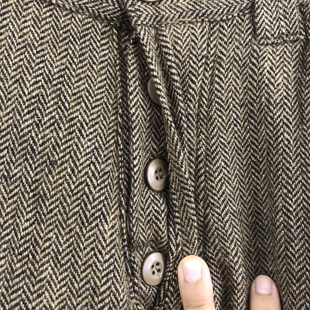 Other SASCH Japanese Brand Herringbone Wool Cargo Trousers Pant Size US 32 / EU 48 - 4 Thumbnail