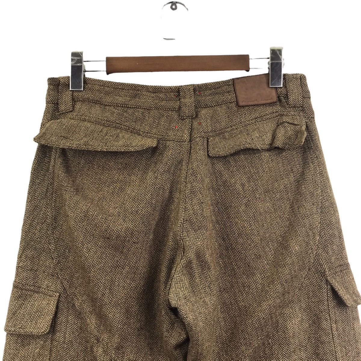 Other SASCH Japanese Brand Herringbone Wool Cargo Trousers Pant Size US 32 / EU 48 - 10 Thumbnail