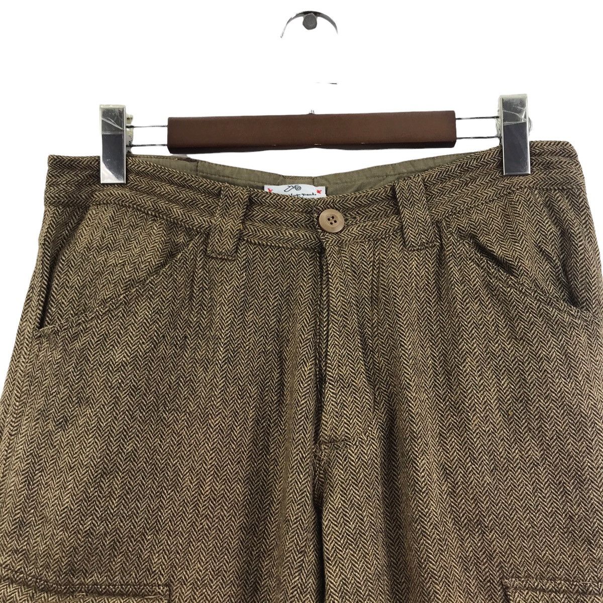 Other SASCH Japanese Brand Herringbone Wool Cargo Trousers Pant Size US 32 / EU 48 - 2 Thumbnail