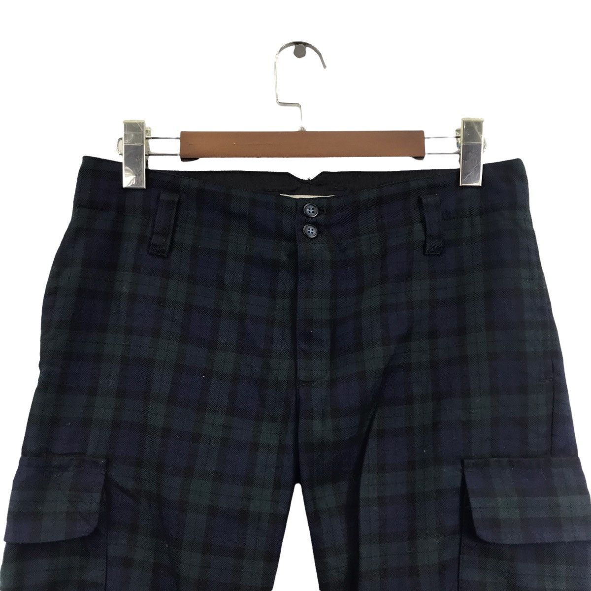 Comme des Garcons Homme Deux GARCON DEUX Japanese Brand Check Wool Trousers Pant CommeDes Size US 33 - 2 Thumbnail