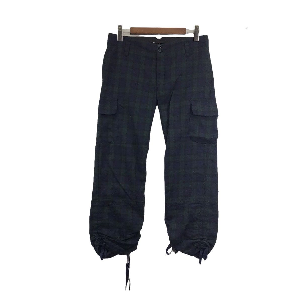 Comme des Garcons Homme Deux GARCON DEUX Japanese Brand Check Wool Trousers Pant CommeDes Size US 33 - 1 Thumbnail