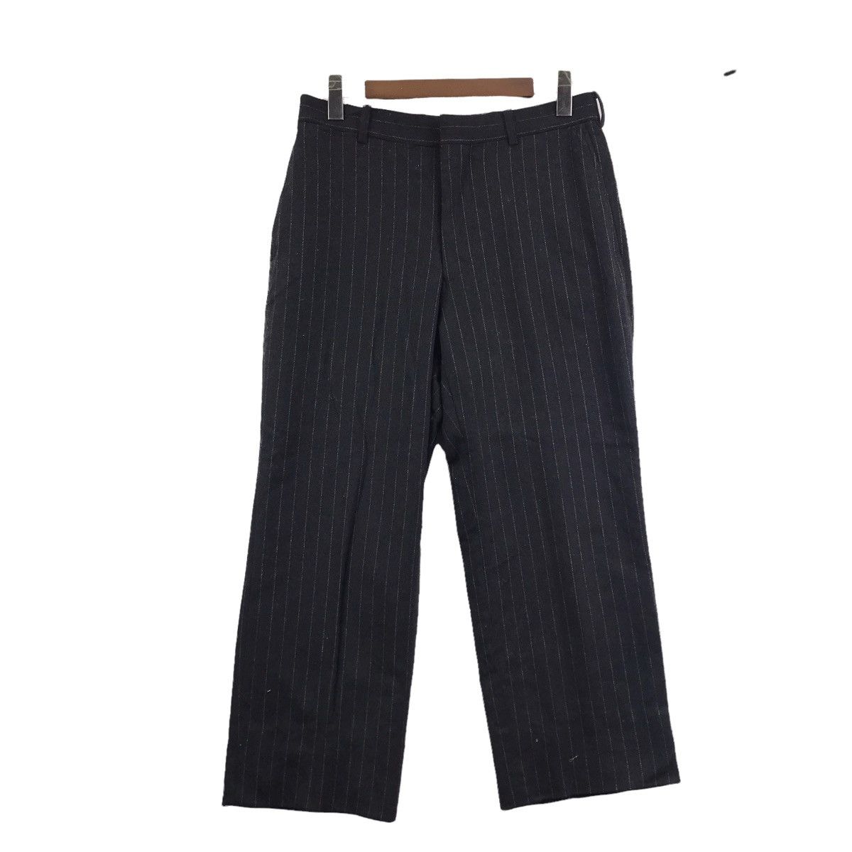 KENZO パンツ WOOL CHECK PLEATED TROUSERS 36 Kenzo Checkered Pleated Tailored Trousers | Neutrals