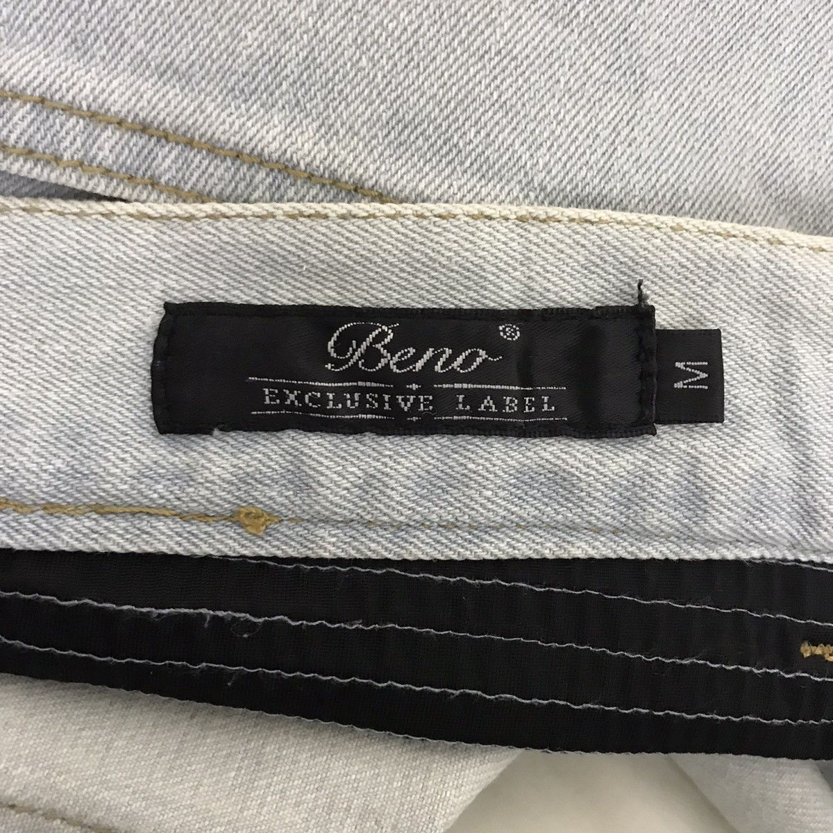 Japanese Brand BENO Japanese Brand Padded Knee Bike Season Slim Fit Jeans Size US 32 / EU 48 - 3 Thumbnail