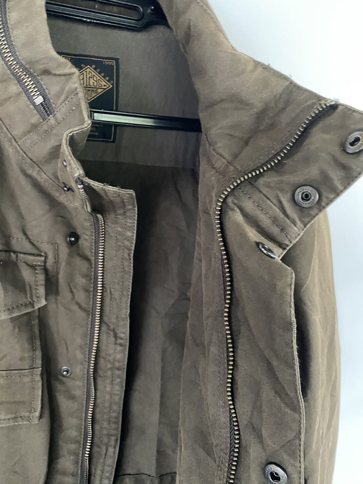 Japanese Brand 291295 Homme Jacket Military Style With Hoodie Size US M / EU 48-50 / 2 - 7 Thumbnail
